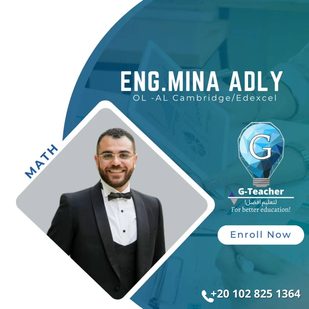 Dr. Mina Adly ( A2 Edexcel )- M